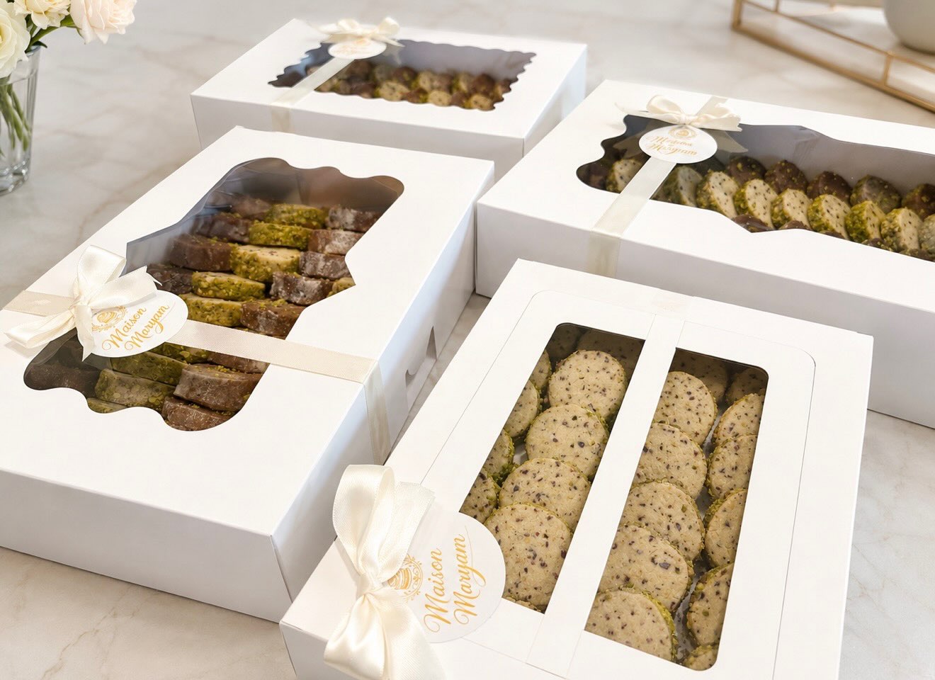 Our handcrafted Sablé Diamonds are beautifully packaged and ready to make every celebration a little sweeter.