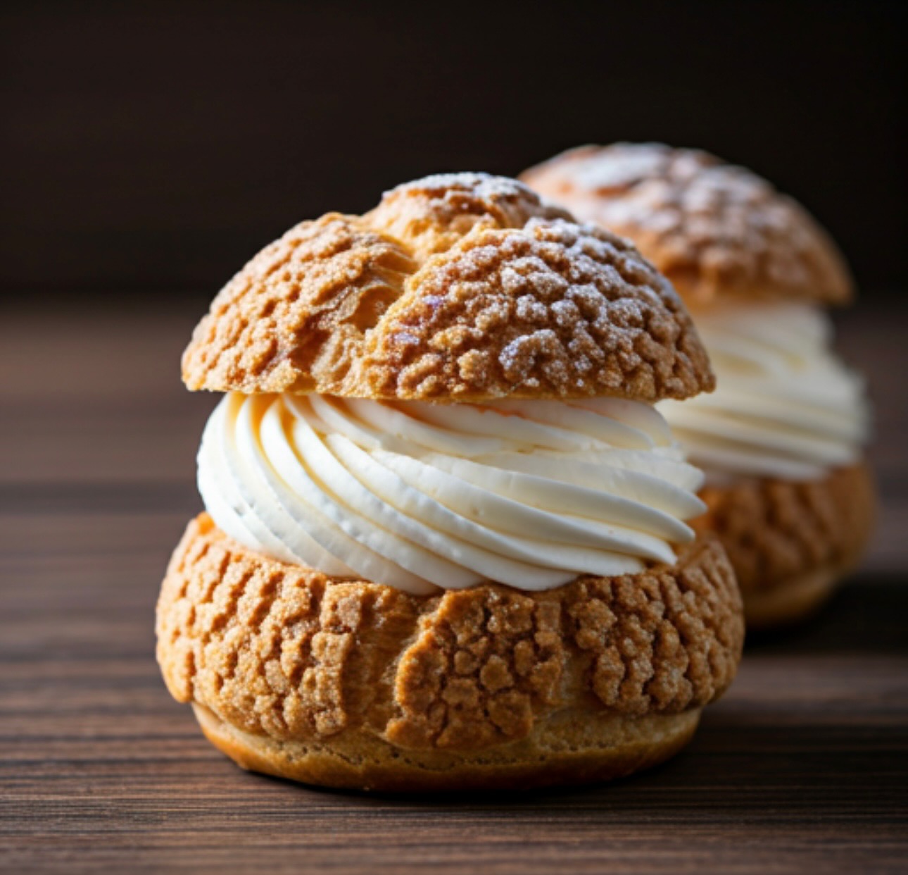 Delicate choux pastry filled with luscious cream—simple, elegant, and irresistibly delicious!